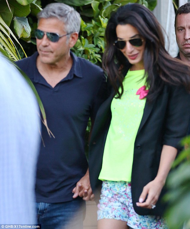 George Clooney nişanlısı ile