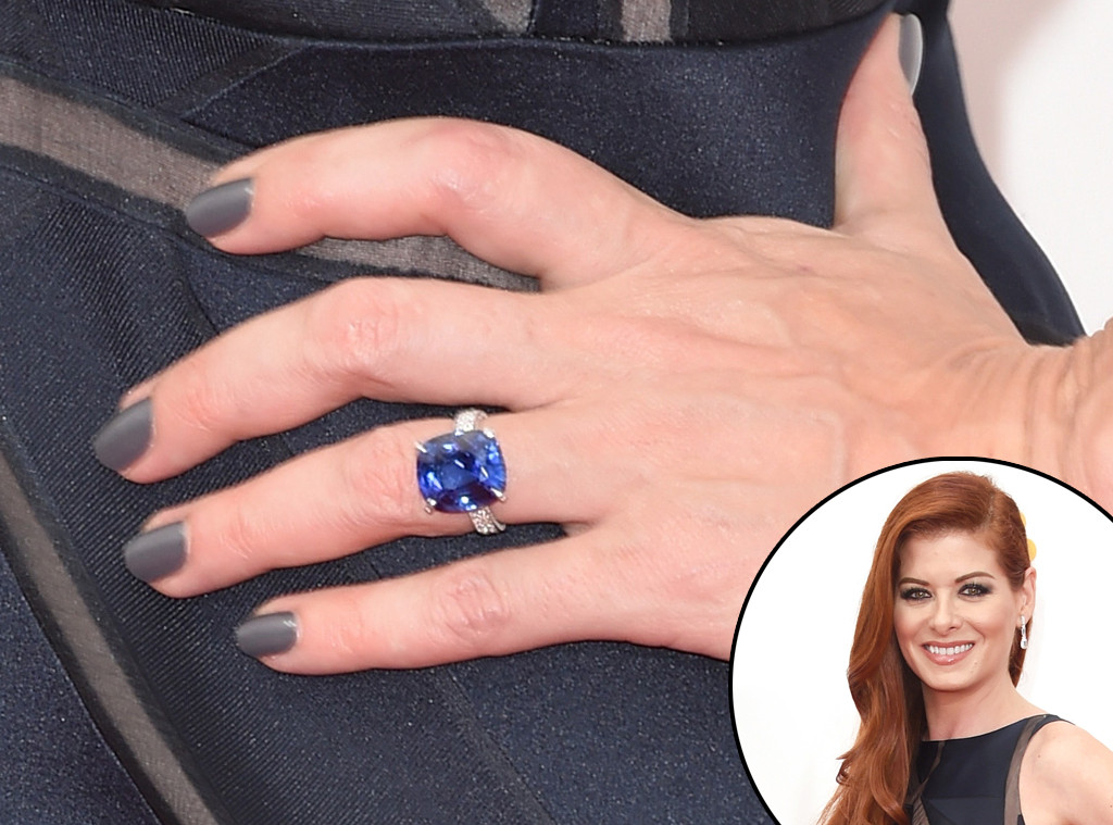 debra-messing safir yüzük