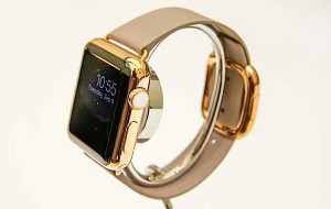 18 ayar altın Apple saati