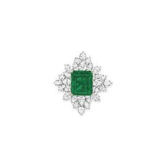 harry winston zümrüt pırlanta broş
